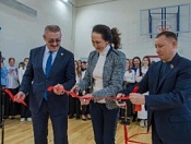 Торжественное открытие спортивного зала в Кировском районе