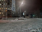 В Кировском районе завершены работы по освещению на Затулинском жилмассиве