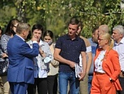 Благоустройство парка «Арена» проверил мэр города Новосибирска