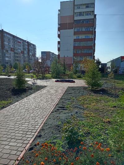Открытие сквера на территории Успенского прихода