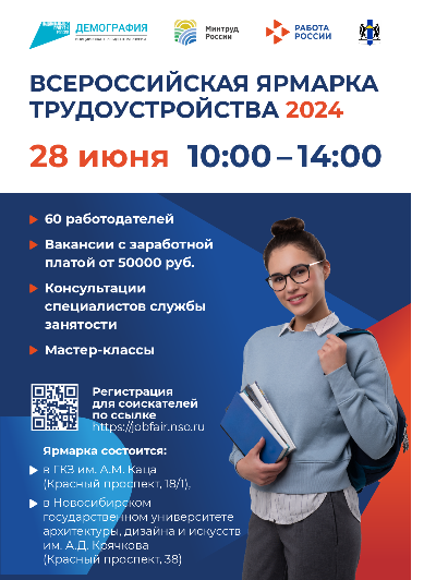 Всероссийская ярмарка трудоустройства «Работа России. Время возможностей»