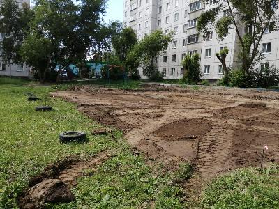 Во дворе дома по адресу ул. Оловозаводская, 1/4 скоро появится удобная и современная детская площадка
