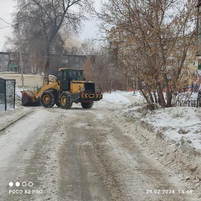 С началом весны в Сибирь пришли снегопады