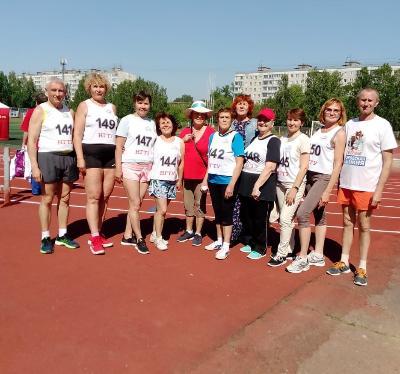 Завершились соревнования по легкой атлетике среди людей пожилого возраста