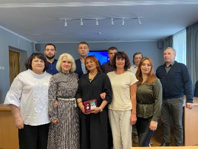Вручение памятных знаков «За труд на благо города»