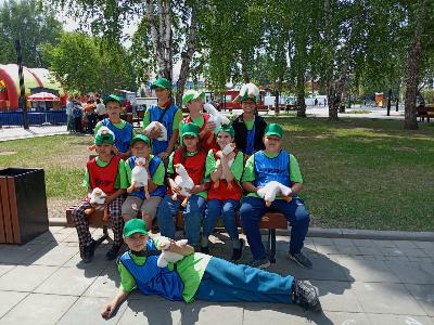 Состоялось спортивно-патриотическое мероприятие для детей летних отрядов