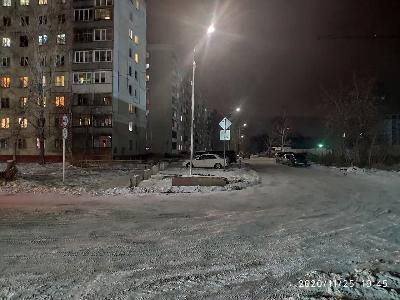 В Кировском районе завершены работы по освещению на Затулинском жилмассиве