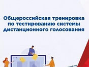 Общероссийская тренировка по дистанционному голосованию