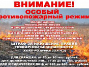 С 25 апреля на территории Новосибирской области установлен особый противопожарный режим!