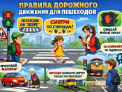 Помните про правила для пешеходов!