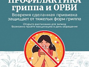 РЕКОМЕНДАЦИИ ГРАЖДАНАМ: профилактика гриппа