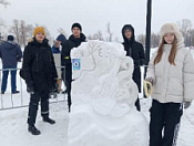 Команда Кировского района заняла первое место в городском конкурсе снежной скульптуры "СнежНосибирск", который прошёл 5 и 6 января в парке "Арена"